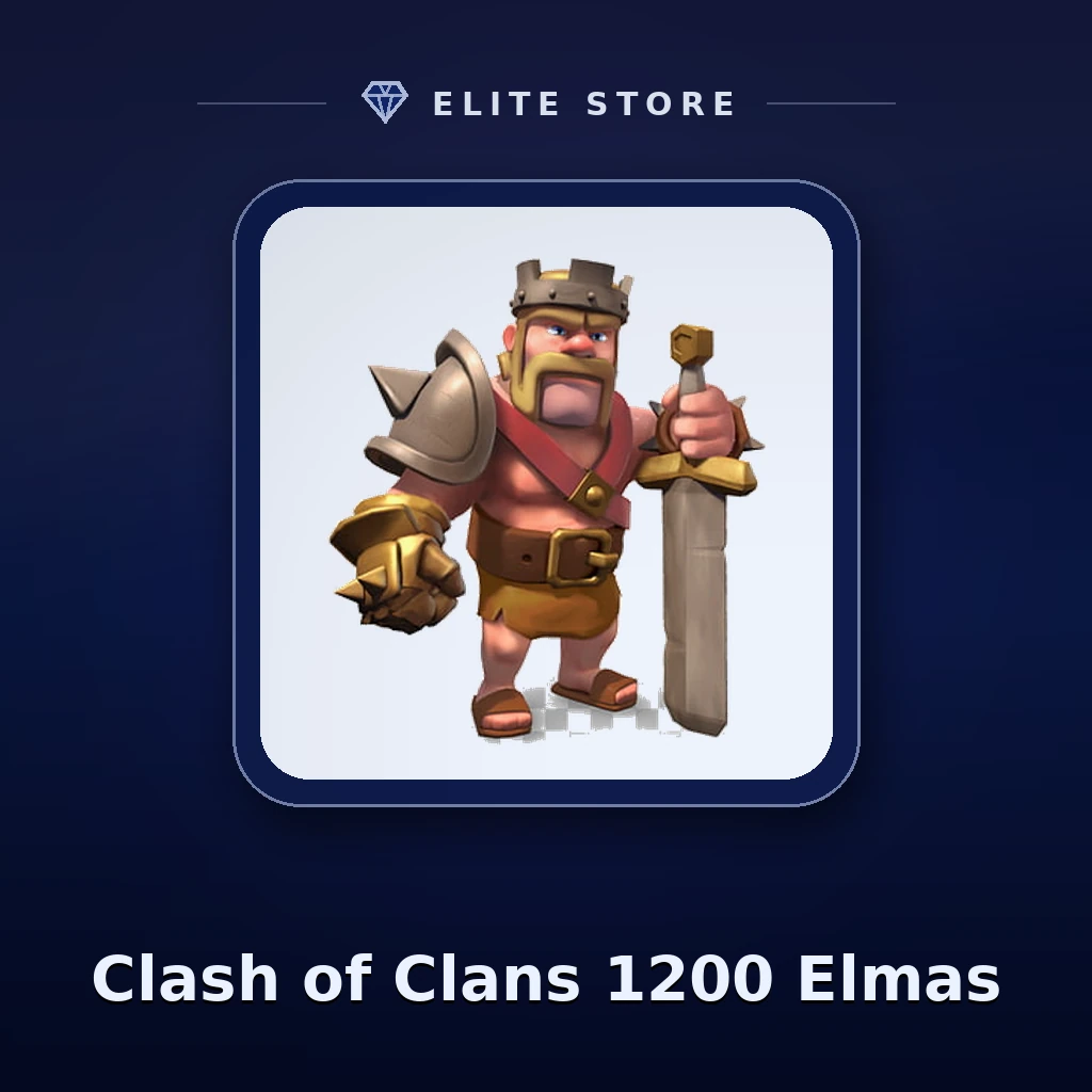 Clash of Clans 1200 Elmas