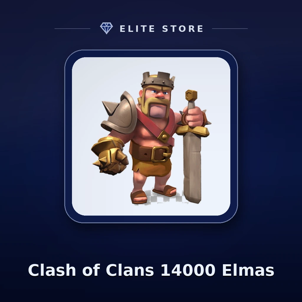 Clash of Clans 14000 Elmas