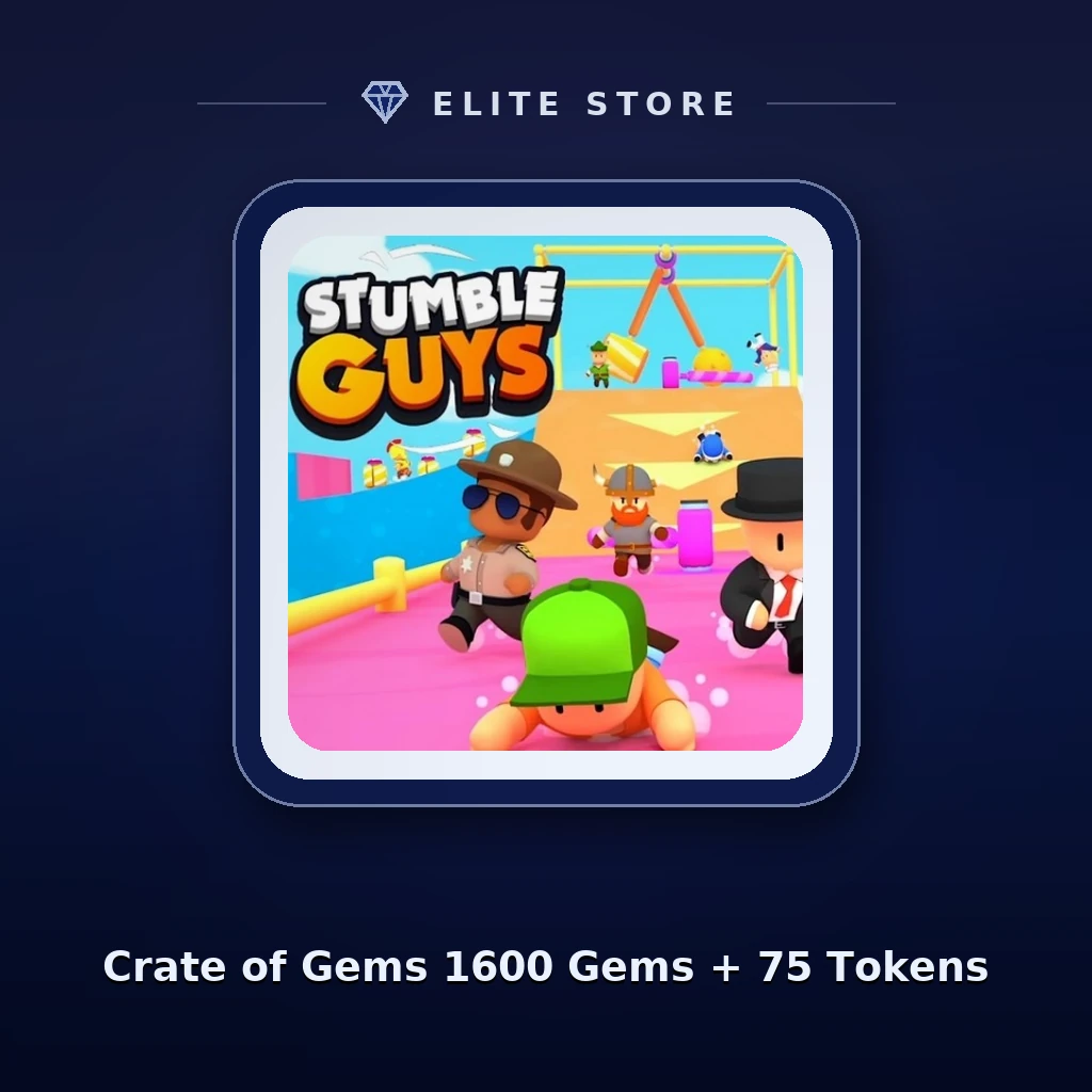 Crate of Gems 1600 Gems + 75 Tokens